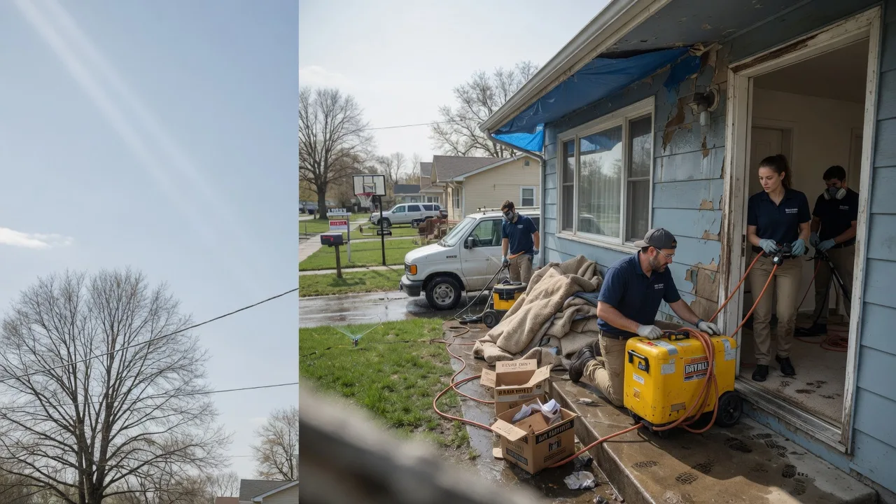 Basement Flood Cleanup in Middletown, IN near me